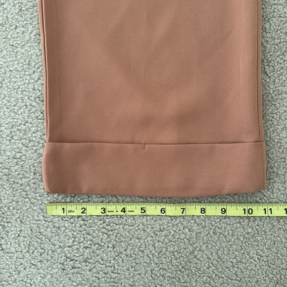 NWT REFKA Peach Colored High Waisted Trousers / Size US 12 - Picture 6 of 7